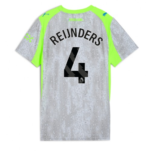 Manchester City Tijjani Reijnders #4 Terza Maglia Femmina 2025-26 Manica Corta